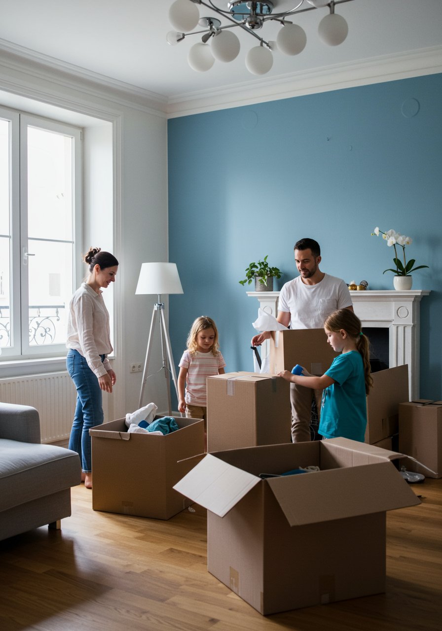 Installation dans un nouveau logement
